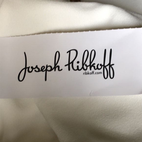 Joseph Ribkoff Ecru Gold Sequined Dress 6 - Picture 6 of 15